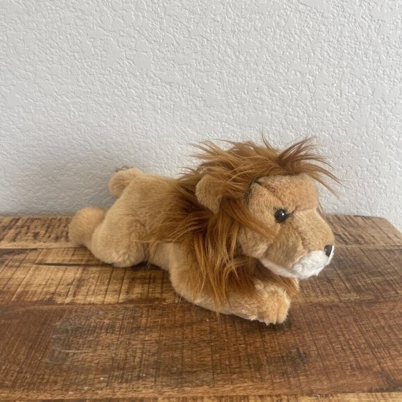 Miyoni by Aurora Lion 11" Plush Stuffed Animal Toy King Jungle Realistic Toy - Picture 3 of 9